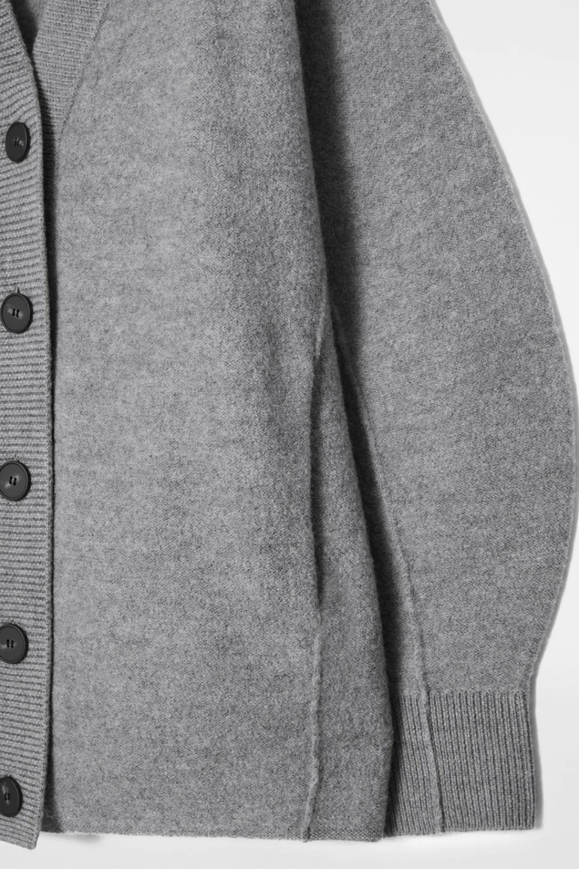 COS OVERSIZED BOILED MERINO WOOL CARDIGAN-Women Sweaters & Cardigans