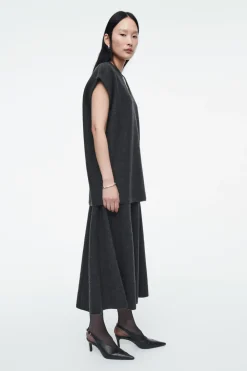 COS OVERSIZED BOILED-WOOL TANK-Women Tops | Sweaters & Cardigans