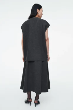 COS OVERSIZED BOILED-WOOL TANK-Women Tops | Sweaters & Cardigans