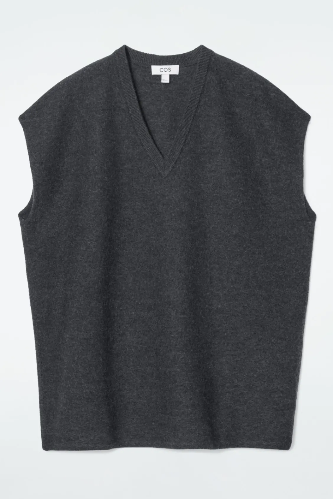 COS OVERSIZED BOILED-WOOL TANK-Women Tops | Sweaters & Cardigans