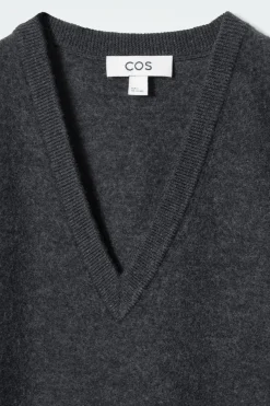 COS OVERSIZED BOILED-WOOL TANK-Women Tops | Sweaters & Cardigans