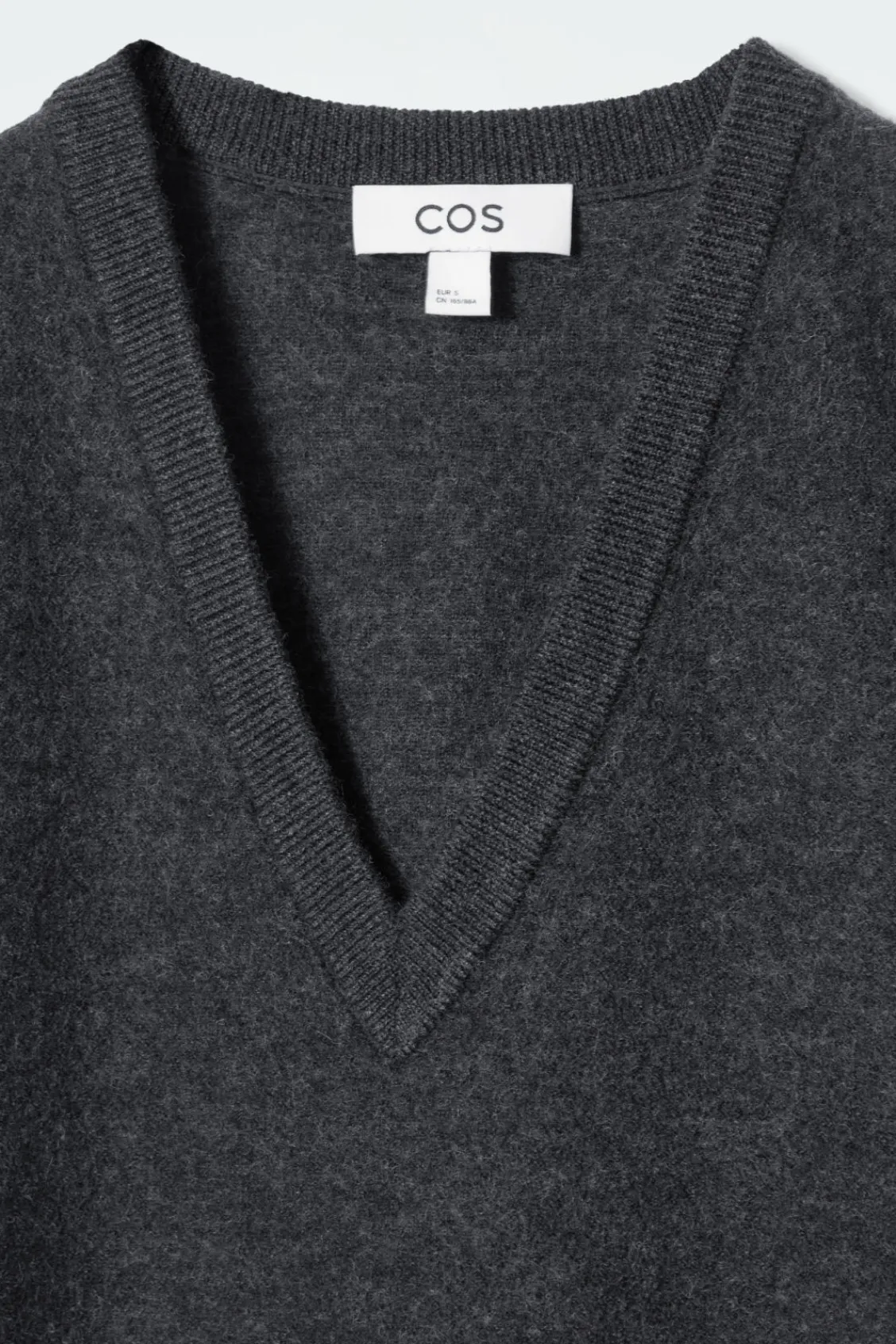 COS OVERSIZED BOILED-WOOL TANK-Women Tops | Sweaters & Cardigans