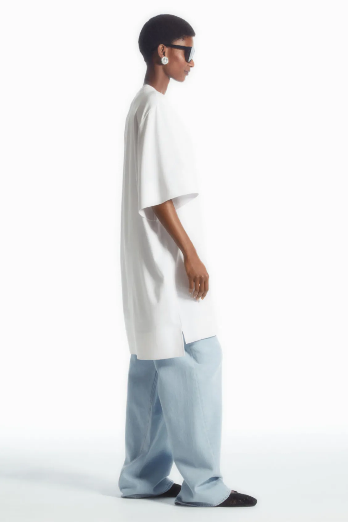 COS OVERSIZED BOXY T-SHIRT-Women Dresses & Jumpsuits