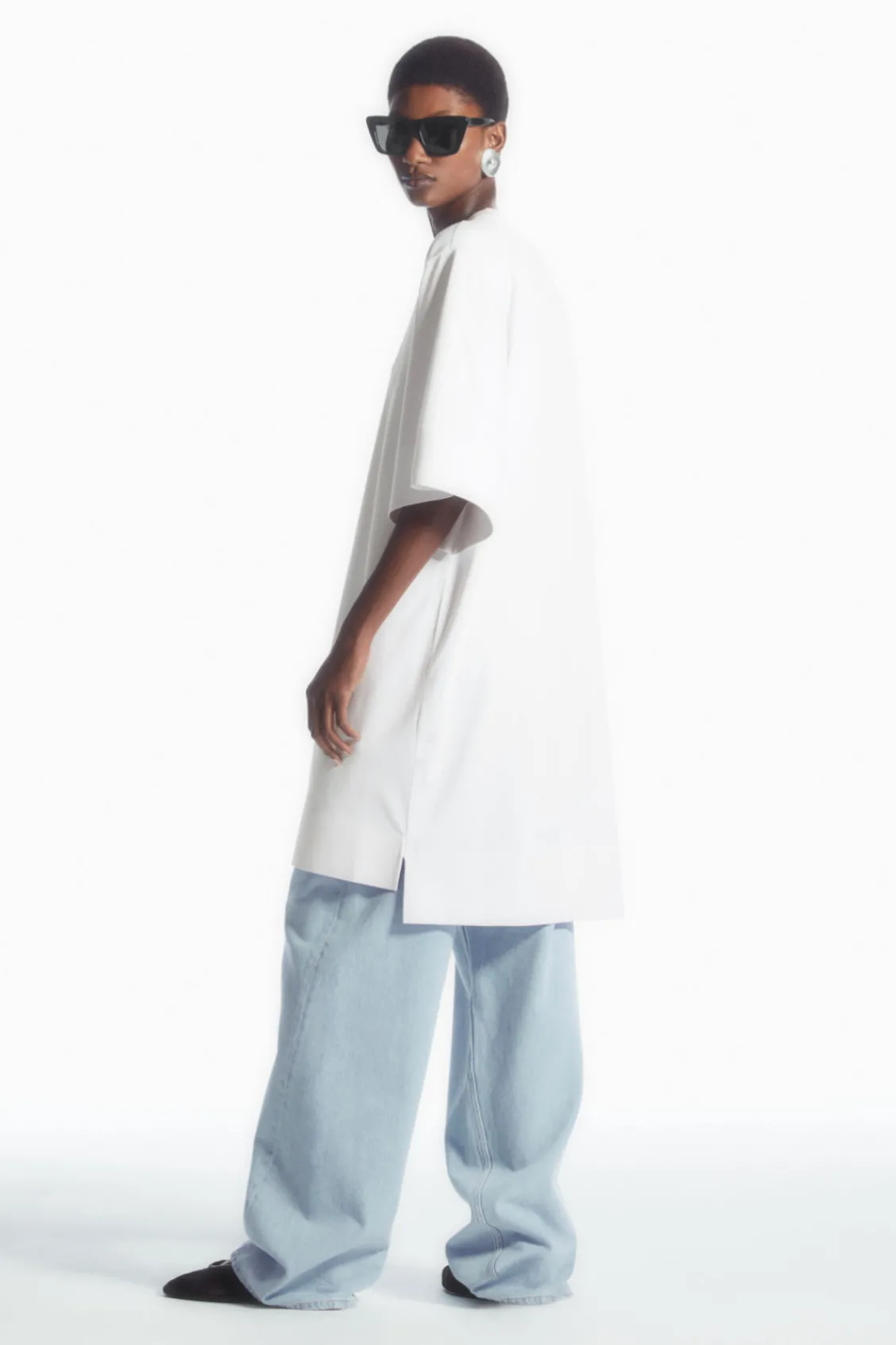 COS OVERSIZED BOXY T-SHIRT-Women Dresses & Jumpsuits