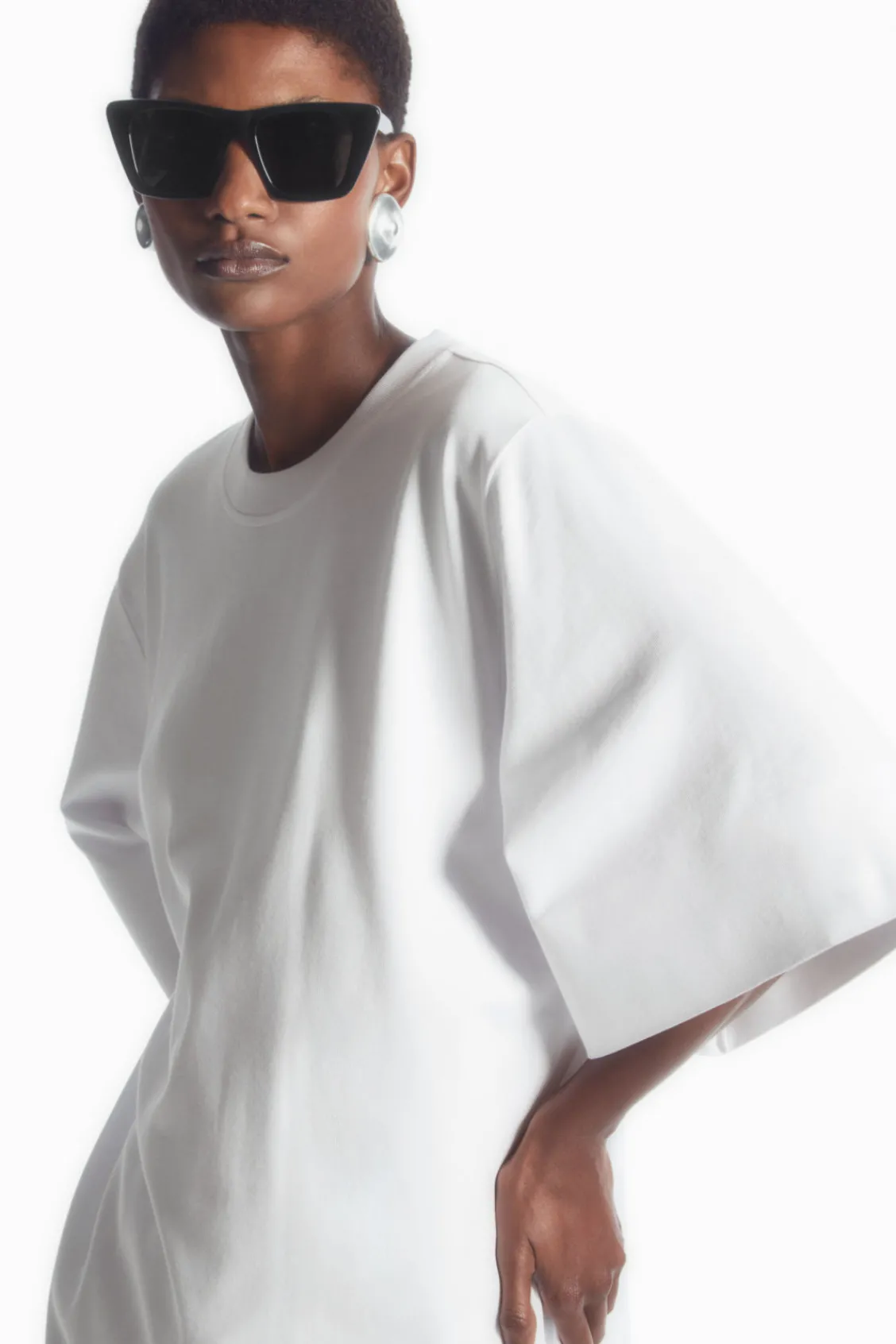 COS OVERSIZED BOXY T-SHIRT-Women Dresses & Jumpsuits