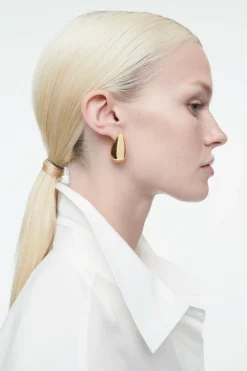 COS OVERSIZED CHUNKY DROPLET EARRINGS-Women Jewelry