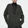 COS OVERSIZED CHUNKY FLECKED WOOL SWEATER-Women Sweaters & Cardigans