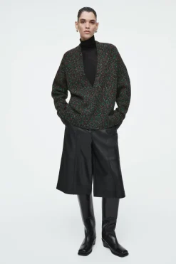 COS OVERSIZED CHUNKY FLECKED WOOL SWEATER-Women Sweaters & Cardigans