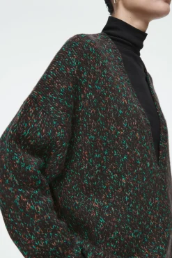 COS OVERSIZED CHUNKY FLECKED WOOL SWEATER-Women Sweaters & Cardigans
