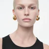 COS OVERSIZED CHUNKY HOOP EARRINGS-Women Jewelry
