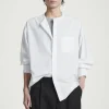 COS OVERSIZED COCOON COTTON SHIRT- Shirts