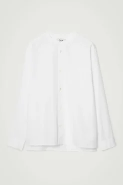 COS OVERSIZED COCOON COTTON SHIRT- Shirts