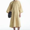 COS OVERSIZED COTTON MIDI DRESS-Women Dresses & Jumpsuits