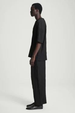 COS OVERSIZED CRINKLED-TEXTURE T-SHIRT- Matching Sets | T-Shirts