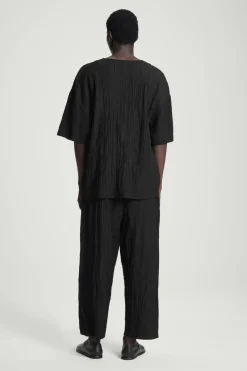 COS OVERSIZED CRINKLED-TEXTURE T-SHIRT- Matching Sets | T-Shirts