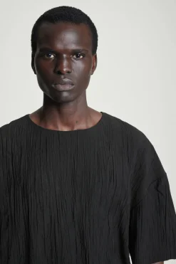 COS OVERSIZED CRINKLED-TEXTURE T-SHIRT- Matching Sets | T-Shirts