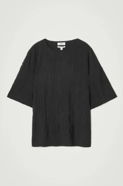 COS OVERSIZED CRINKLED-TEXTURE T-SHIRT- Matching Sets | T-Shirts