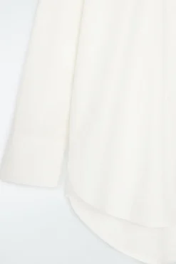 COS OVERSIZED CURVED-HEM SHIRT-Women Shirts & Blouses | Tops