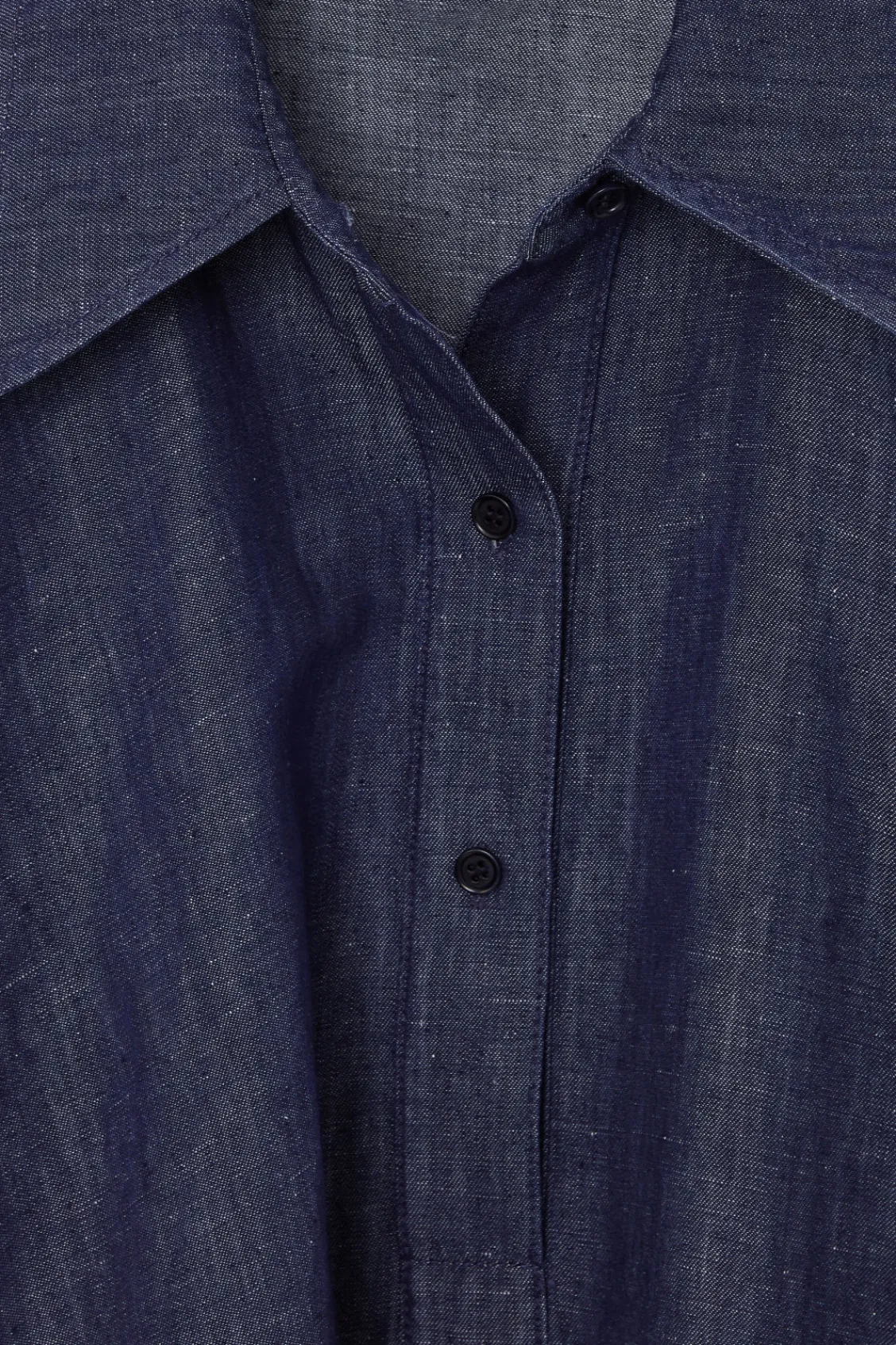 COS OVERSIZED DENIM MIDI SHIRT DRESS-Women Dresses & Jumpsuits
