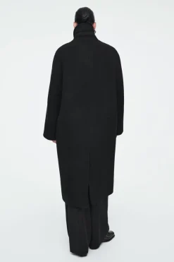 COS OVERSIZED DOUBLE-BREASTED WOOL COAT-Women Coats & Jackets