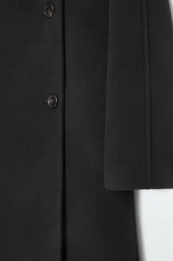 COS OVERSIZED DOUBLE-BREASTED WOOL COAT-Women Coats & Jackets
