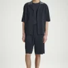 COS OVERSIZED DOUBLE-FACED KNITTED BERMUDA SHORTS- Pants