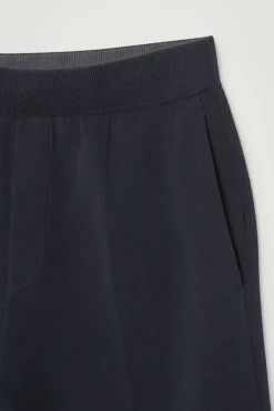COS OVERSIZED DOUBLE-FACED KNITTED BERMUDA SHORTS- Pants