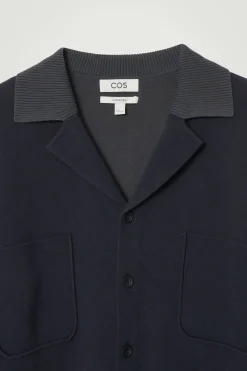 COS OVERSIZED DOUBLE-FACED KNITTED SHIRT- Shirts | Sweaters & Cardigans