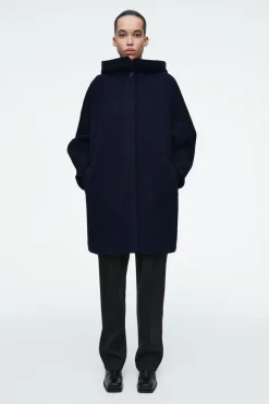 COS OVERSIZED DOUBLE-FACED WOOL COAT-Women Coats & Jackets