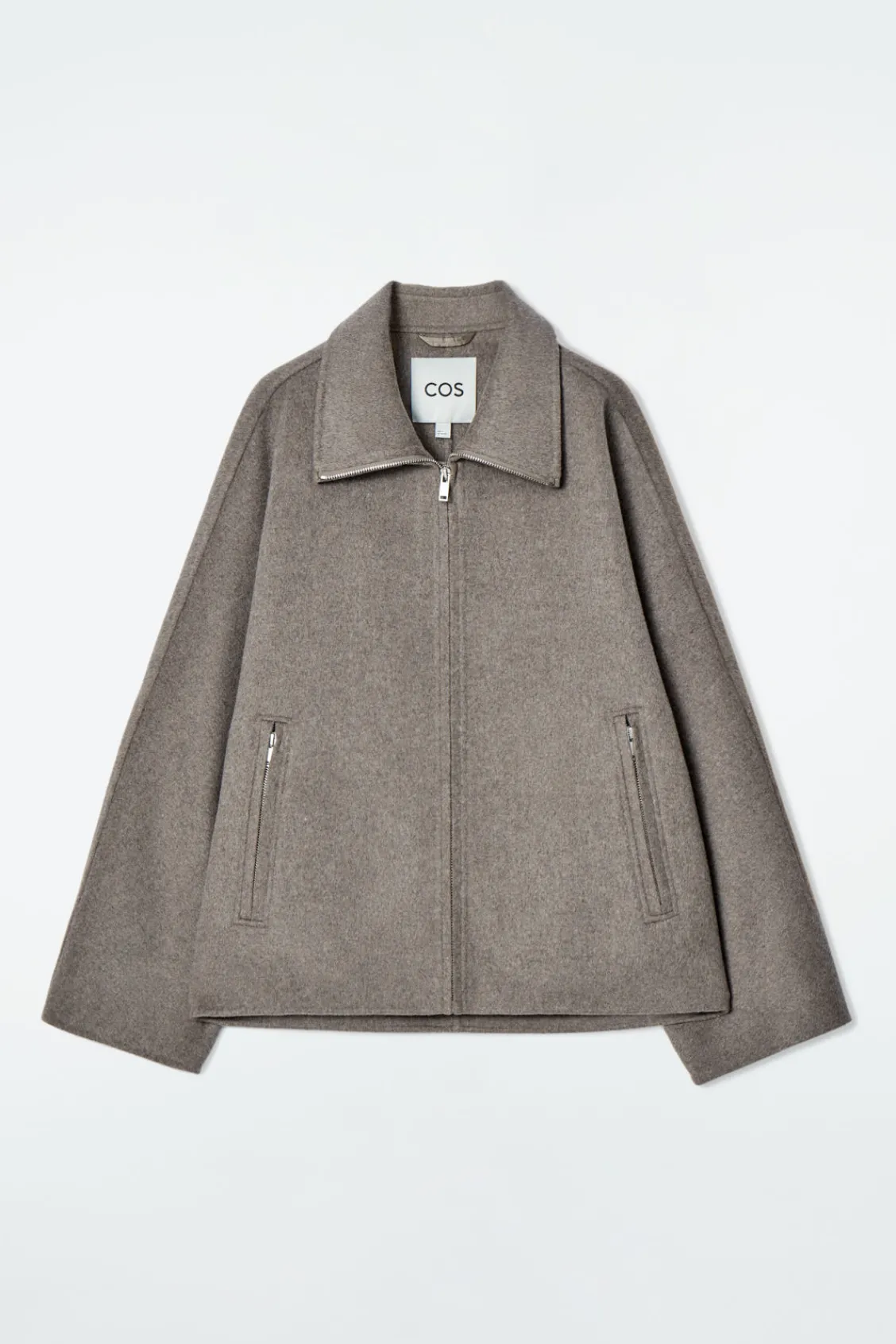 COS OVERSIZED DOUBLE-FACED WOOL JACKET-Women Coats & Jackets