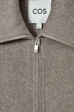 COS OVERSIZED DOUBLE-FACED WOOL JACKET-Women Coats & Jackets