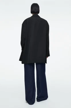 COS OVERSIZED DRAPED DOUBLE-BREASTED BLAZER-Women Vests & Tailoring | Coats & Jackets