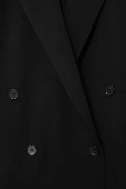 COS OVERSIZED DRAPED DOUBLE-BREASTED BLAZER-Women Vests & Tailoring | Coats & Jackets