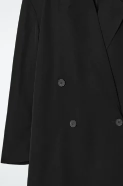 COS OVERSIZED DRAPED DOUBLE-BREASTED BLAZER-Women Vests & Tailoring | Coats & Jackets