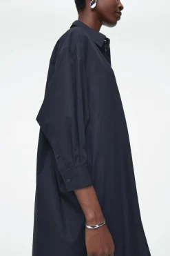 COS OVERSIZED DRAPED SHIRT DRESS-Women Dresses & Jumpsuits