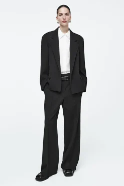 COS OVERSIZED EXAGGERATED-SHOULDER BLAZER-Women Vests & Tailoring | Coats & Jackets