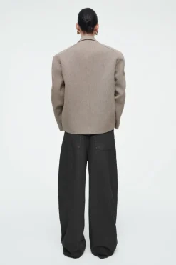 COS OVERSIZED EXAGGERATED-SHOULDER BLAZER-Women Coats & Jackets