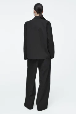 COS OVERSIZED EXAGGERATED-SHOULDER BLAZER-Women Vests & Tailoring | Coats & Jackets