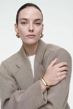COS OVERSIZED EXAGGERATED-SHOULDER BLAZER-Women Coats & Jackets