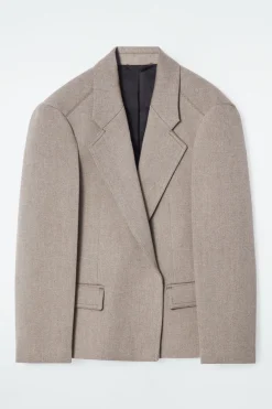 COS OVERSIZED EXAGGERATED-SHOULDER BLAZER-Women Coats & Jackets