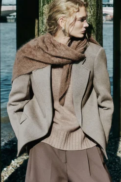COS OVERSIZED EXAGGERATED-SHOULDER BLAZER-Women Coats & Jackets