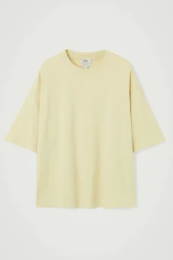 COS OVERSIZED EXTRA-WIDE COTTON T-SHIRT- T-Shirts