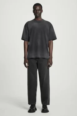 COS OVERSIZED FADED MOCK-NECK COTTON T-SHIRT- Matching Sets | T-Shirts