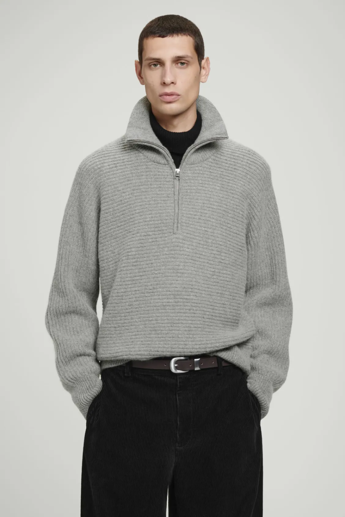 COS OVERSIZED FUNNEL-NECK ALPACA JUMPER- Sweaters & Cardigans