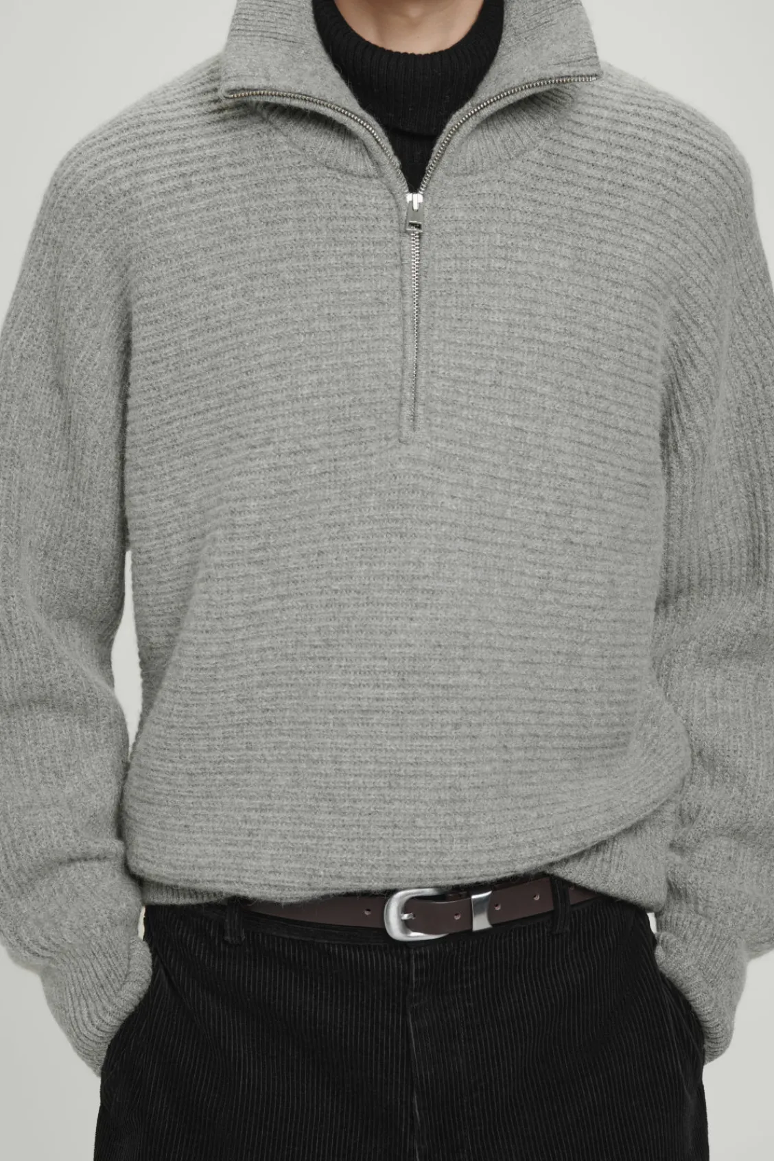 COS OVERSIZED FUNNEL-NECK ALPACA JUMPER- Sweaters & Cardigans