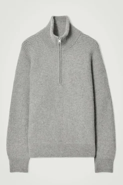 COS OVERSIZED FUNNEL-NECK ALPACA JUMPER- Sweaters & Cardigans