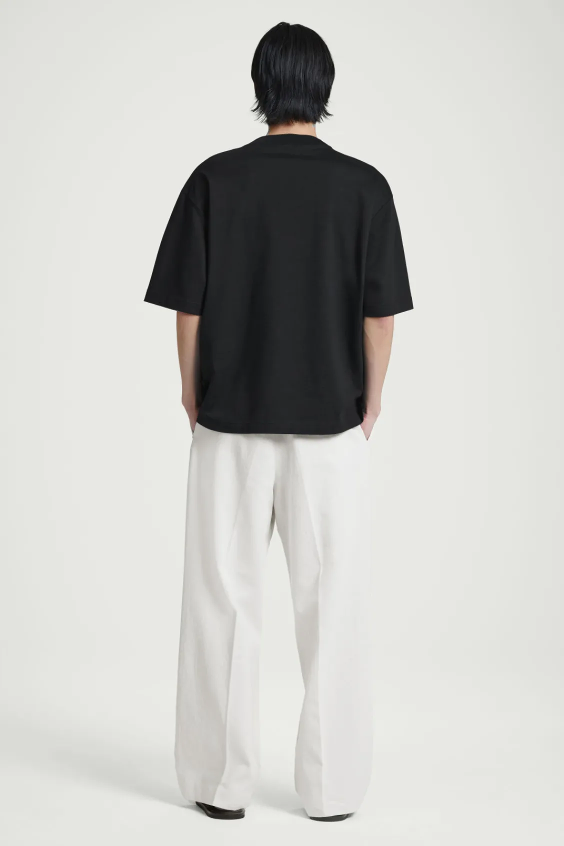 COS OVERSIZED HEAVYWEIGHT COTTON T-SHIRT- T-Shirts