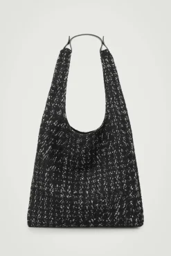 COS OVERSIZED JACQUARD TOTE- Bags & Wallets