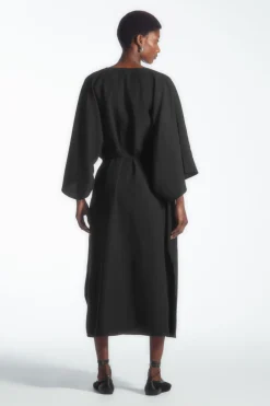 COS OVERSIZED KAFTAN MIDI DRESS-Women Dresses & Jumpsuits