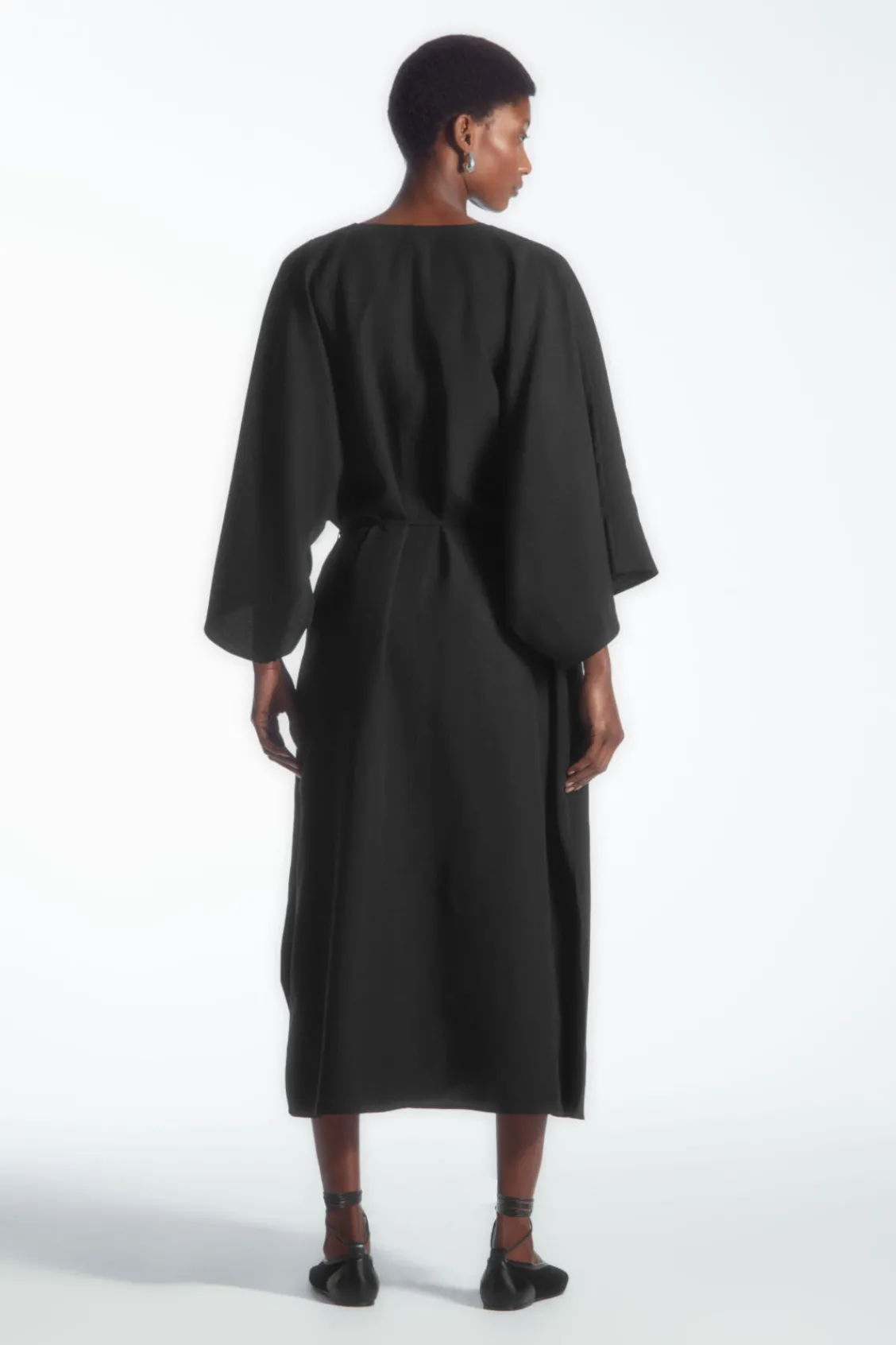 COS OVERSIZED KAFTAN MIDI DRESS-Women Dresses & Jumpsuits